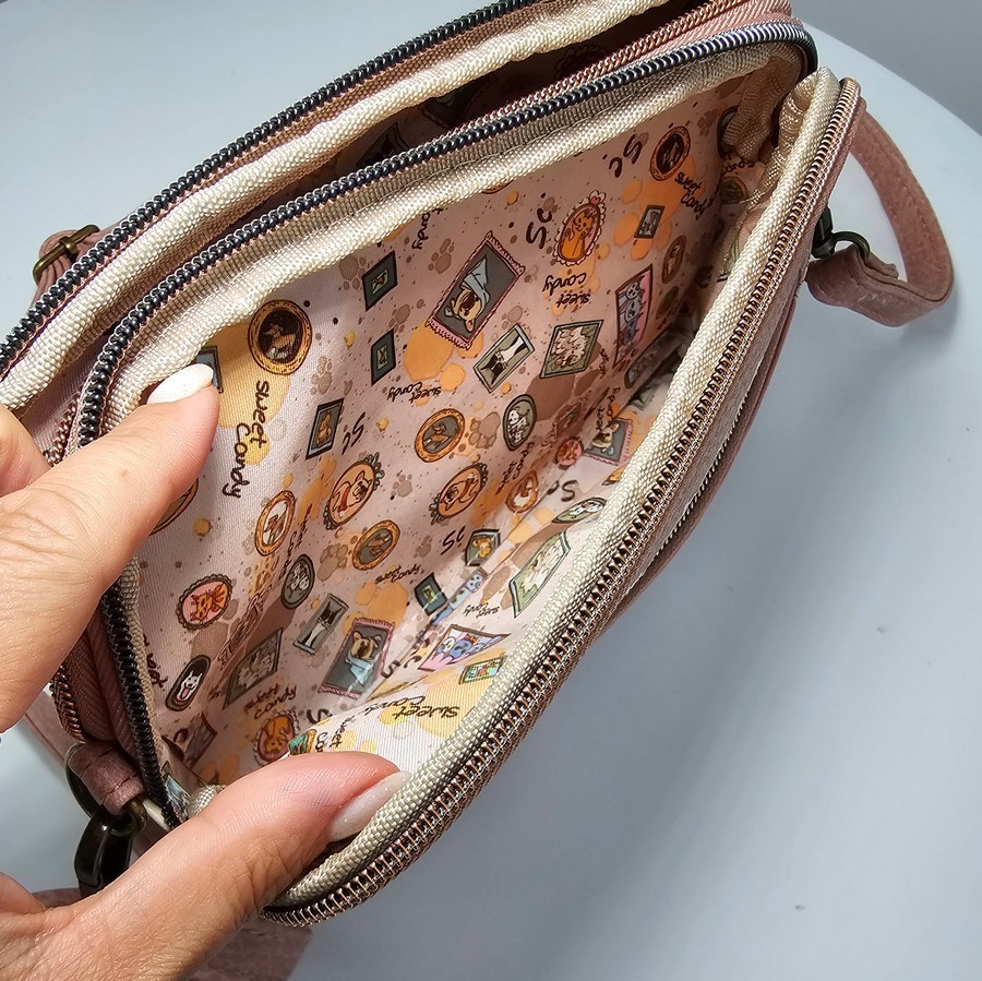 Torebka listonoszka Sweet Dreams różowa - obrazek 11