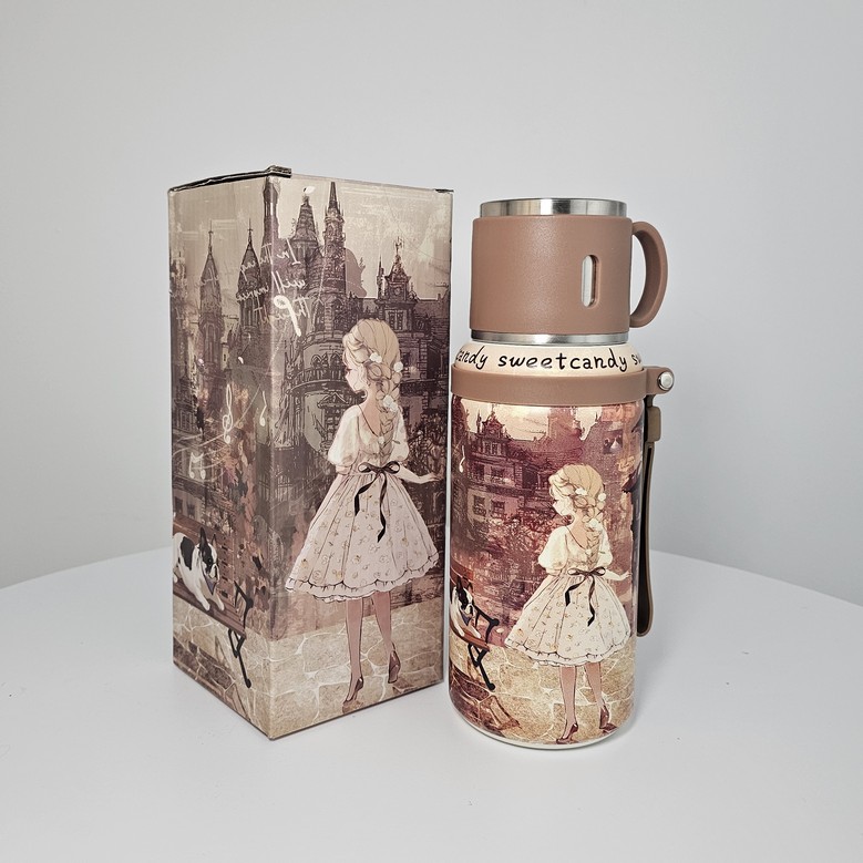 Termos klasyczny Sweet Dreams karmelowy - obrazek 3