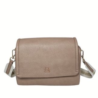 Torebka listonoszka Lulu Castagnette Yani beżowa