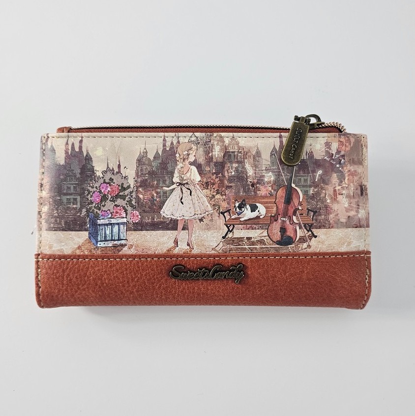 Portfel XL z wkładką Sweet Dreams karmelowy - obrazek 2