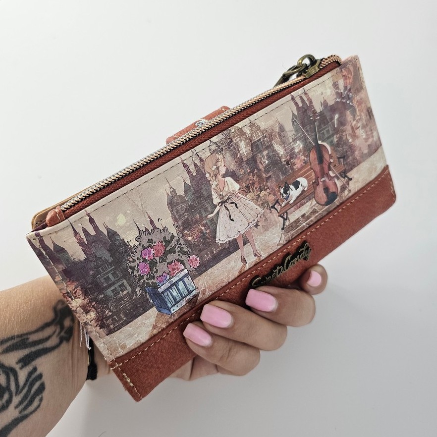 Portfel XL z wkładką Sweet Dreams karmelowy - obrazek 4