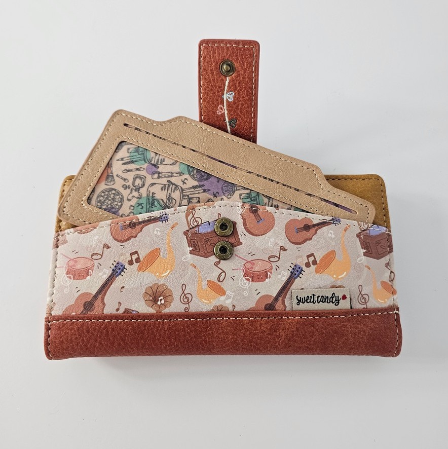 Portfel XL z wkładką Sweet Dreams karmelowy - obrazek 7