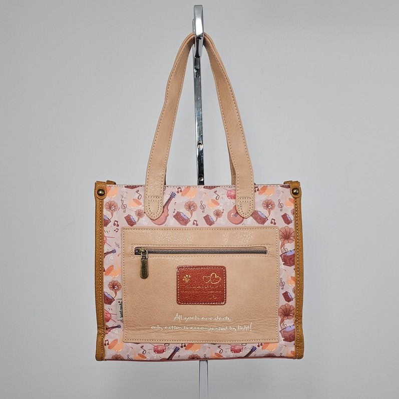 Torebka na ramię i do ręki A5 Sweet Dreams karmelowa - obrazek 9