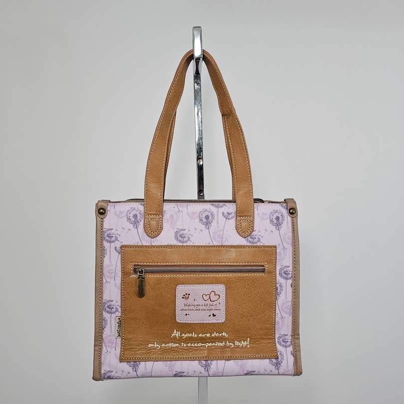 Torebka na ramię i do ręki A5 Sweet Dreams liliowa - obrazek 12