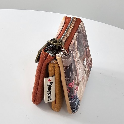 Portmonetka Sweet Dreams na trzech nóżkach karmelowa - obrazek 9