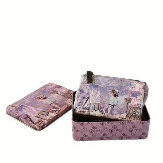 Portmonetka Sweet Dreams na trzech nóżkach liliowa