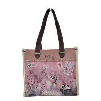 Torebka na ramię i do ręki A5 Sweet Dreams różowa