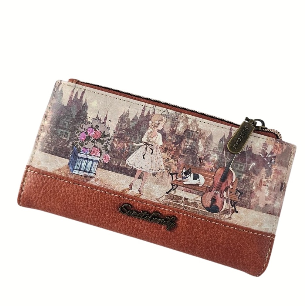 Portfel XL z wkładką Sweet Dreams karmelowy