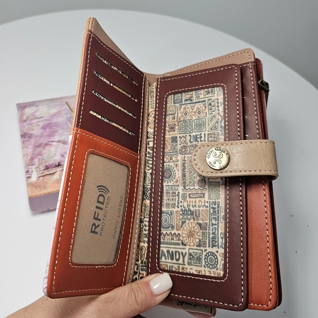 Portfel XL Sweet Dreams liliowy - obrazek 6