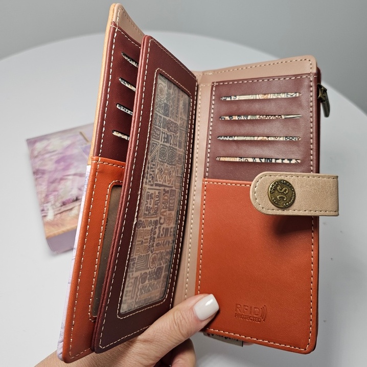 Portfel XL Sweet Dreams liliowy - obrazek 7