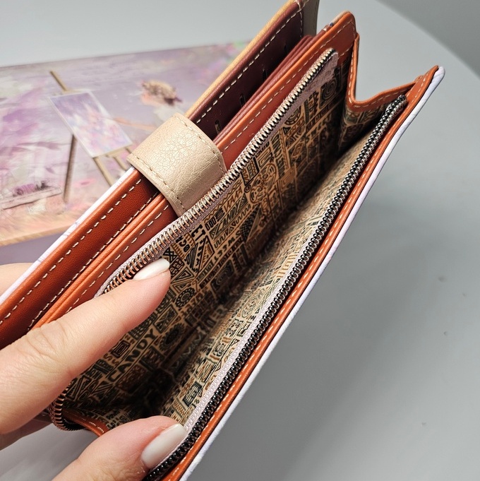 Portfel XL Sweet Dreams liliowy - obrazek 9