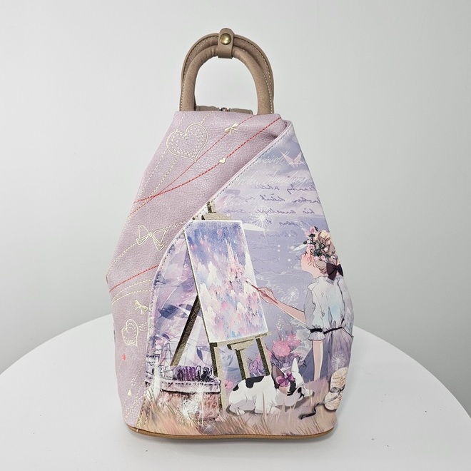 Plecak bezpieczny Sweet Dreams liliowy - obrazek 2