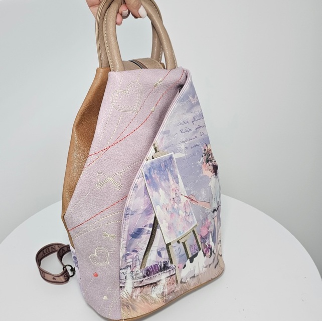 Plecak bezpieczny Sweet Dreams liliowy - obrazek 5