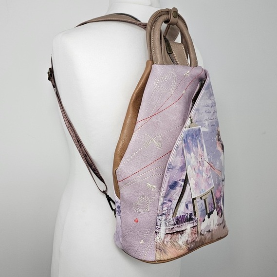 Plecak bezpieczny Sweet Dreams liliowy - obrazek 9