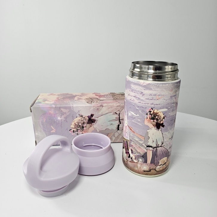 Mały termos Sweet Dreams liliowy - obrazek 2