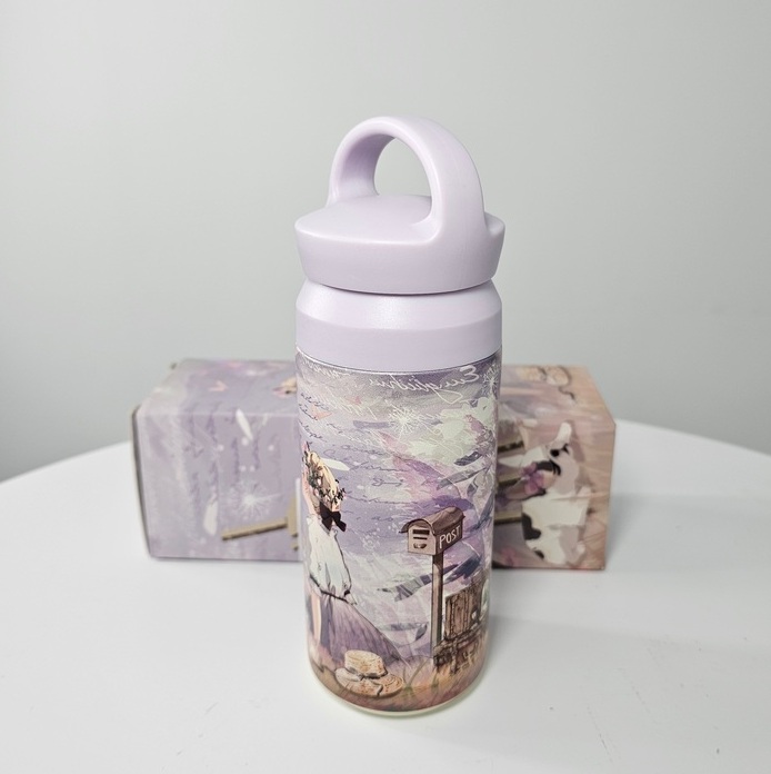 Mały termos Sweet Dreams liliowy - obrazek 5