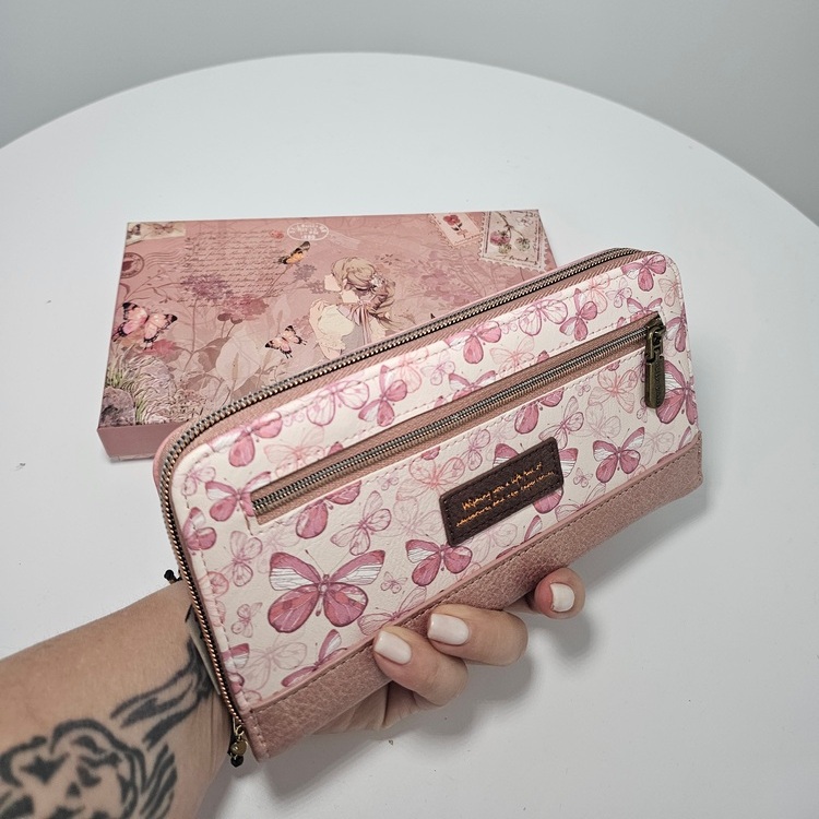 Duży portfel piórnik XXL Sweet Dreams różowy - obrazek 5