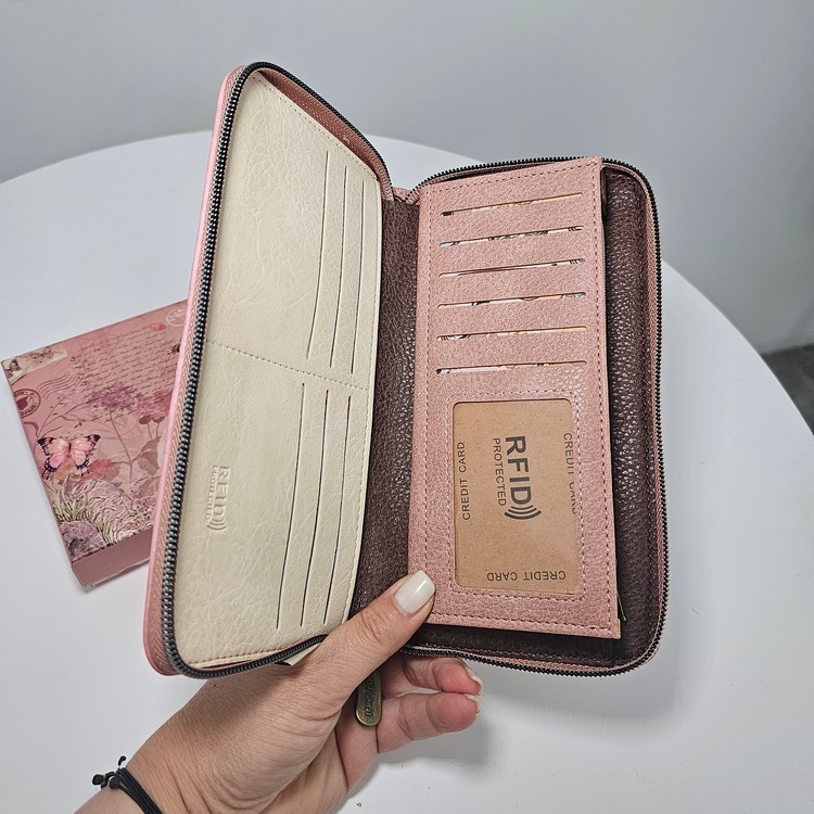 Duży portfel piórnik XXL Sweet Dreams różowy - obrazek 6