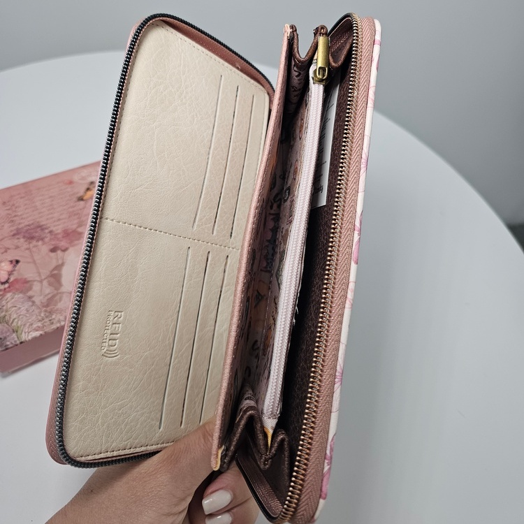 Duży portfel piórnik XXL Sweet Dreams różowy - obrazek 7