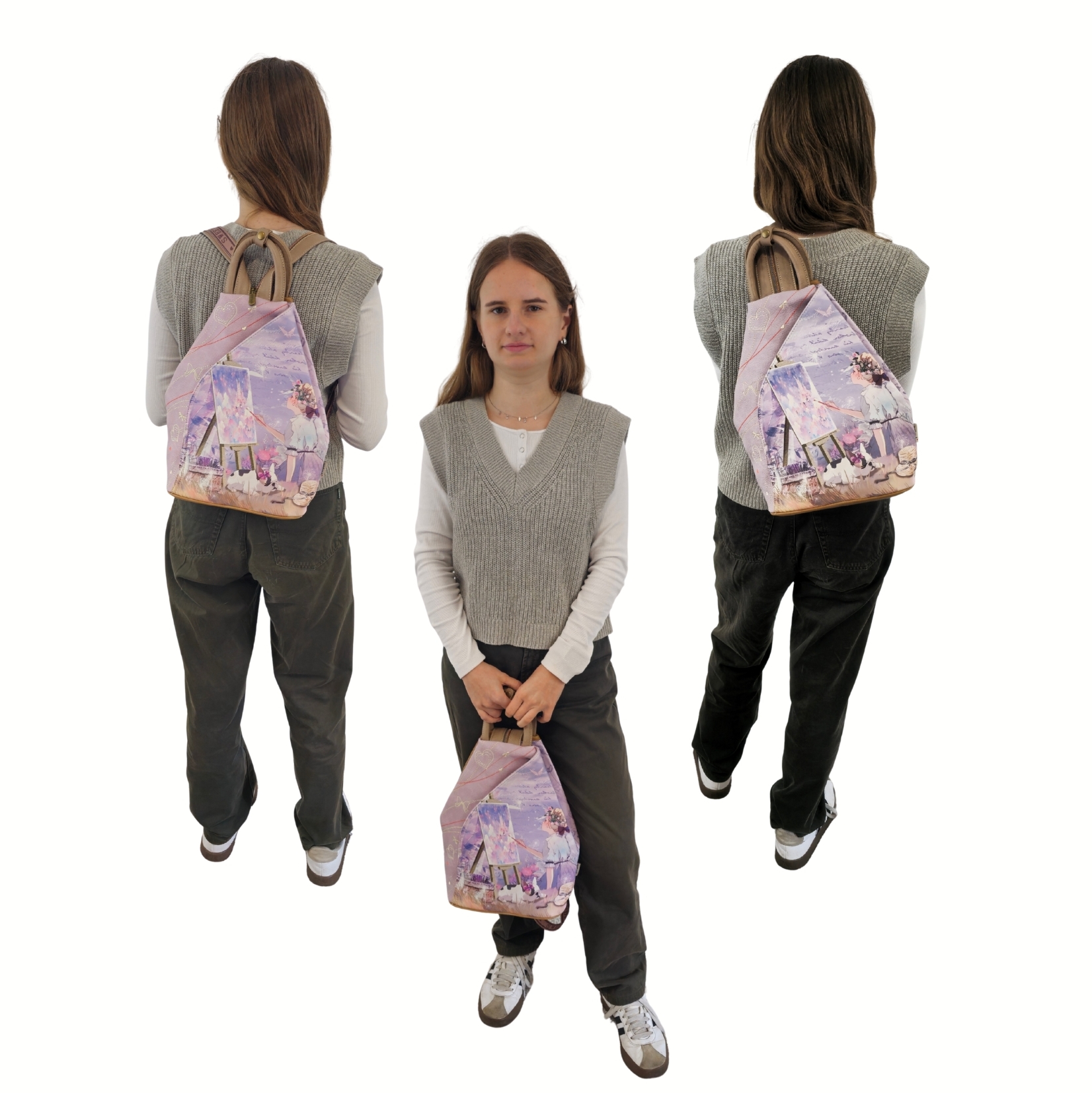 Plecak bezpieczny Sweet Dreams liliowy - obrazek 13