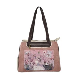 Torebka na ramię z paskiem Sweet Dreams różowa