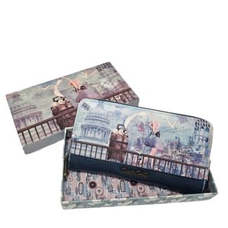 Duży portfel piórnik XXL Sweet Dreams kobaltowy