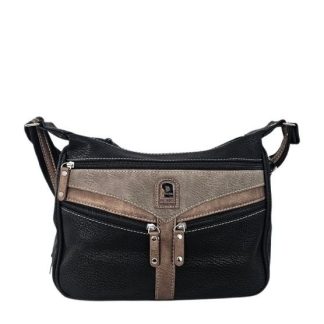 Torebka na ramię Urban Pocket czarno-beżowa