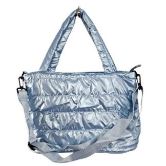 Torba pikowana Winter Mood Medium niebieska