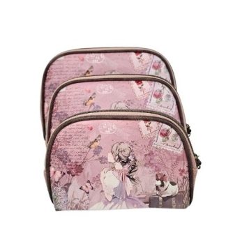 Zestaw kosmetyczek 3w1 Sweet Dreams różowy