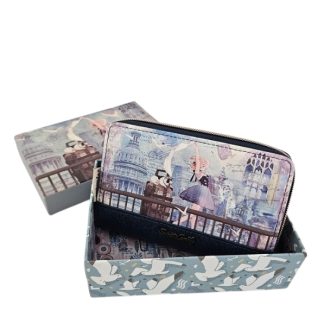 Portfel z sercem Sweet Dreams kobaltowy