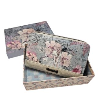 Portfel z sercem Women's Spring niebieski