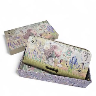 Portfel z sercem XL Women's Spring zielony