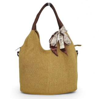 Torebka na ramię worek Daily Scarf żółta