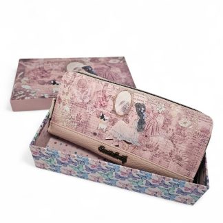 Portfel z sercem XL Women's Spring różowy