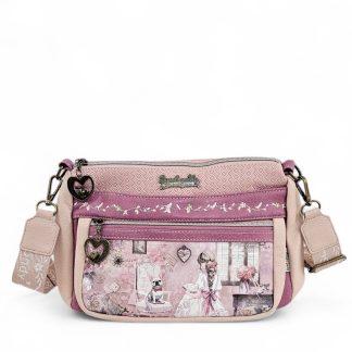 Torebka listonoszka Forever malinowa