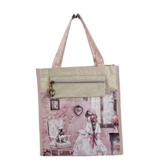 Torba uniwersalna ortalionowa Forever malinowa