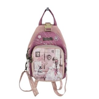 Plecaczek również na jedno ramię Forever malinowy