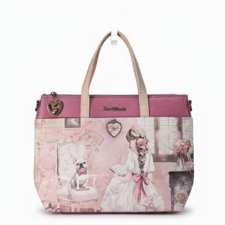 Torebka do ręki kuferek Forever malinowa