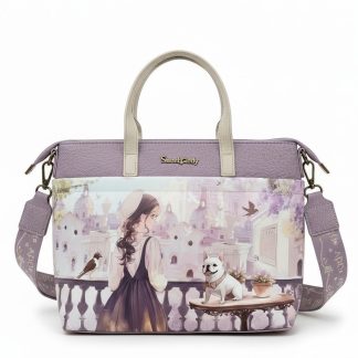 Torebka do ręki kuferek Forever lawendowa