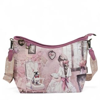 Większa torebka na ramię 2w1 Forever malinowa