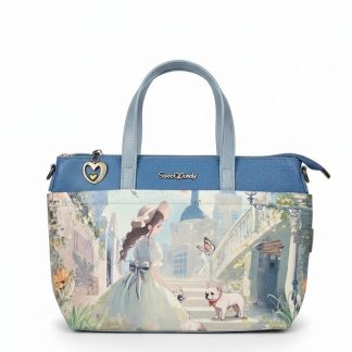 Torebka do ręki kuferek Forever błękitna