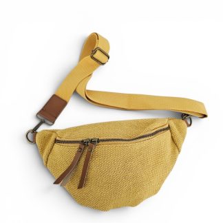 Nerka saszetka jutowa Simple Bag żółta