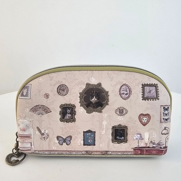 Saszetka organizer portfel Cats&Dogs pistacjowy - obrazek 2