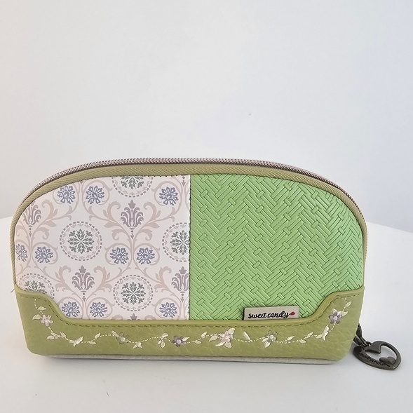 Saszetka organizer portfel Cats&Dogs pistacjowy - obrazek 3