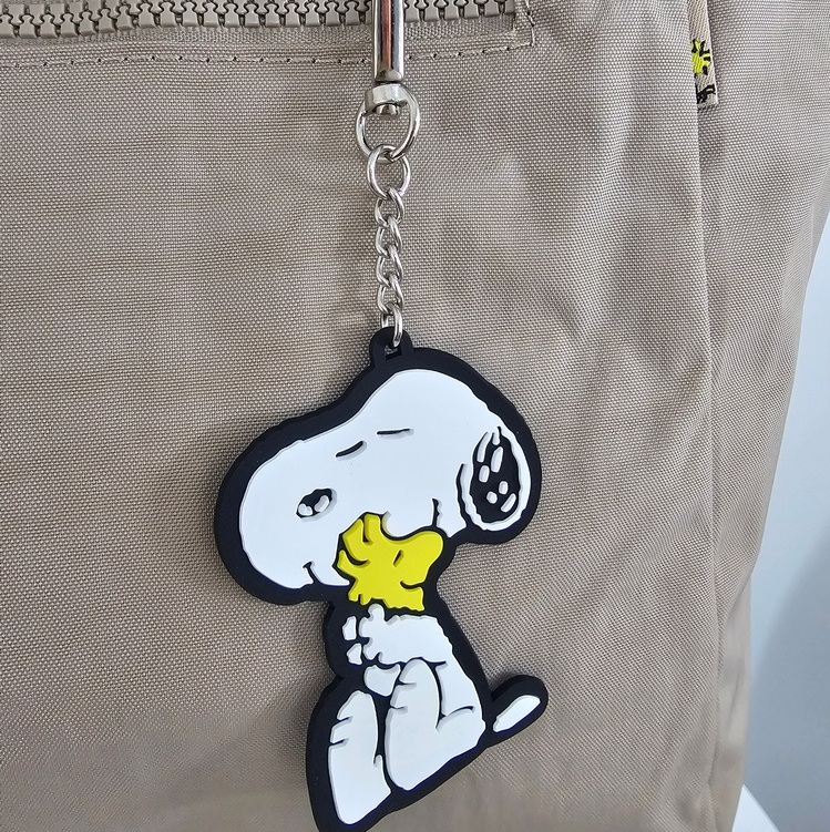 Torba na ramię Snoopy beżowa - obrazek 3