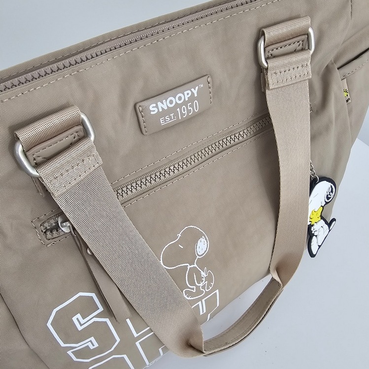 Torba na ramię Snoopy beżowa - obrazek 6