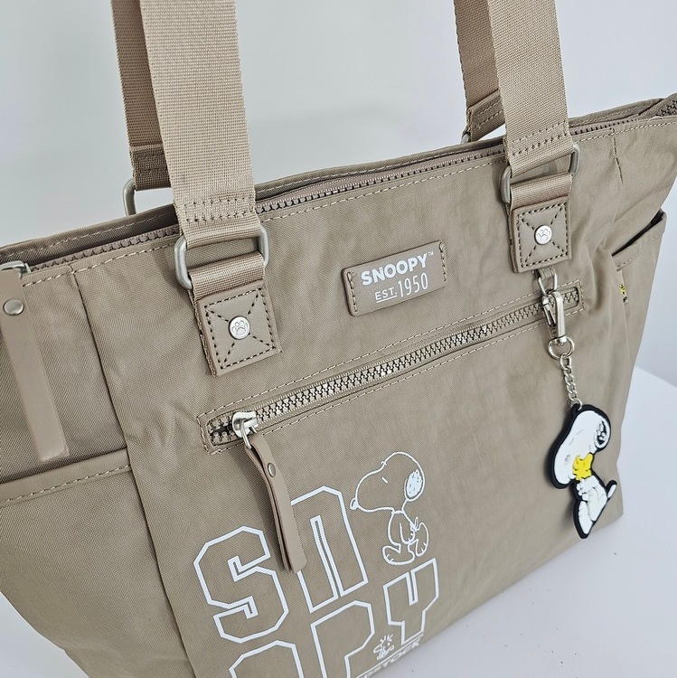 Torba na ramię Snoopy beżowa - obrazek 5