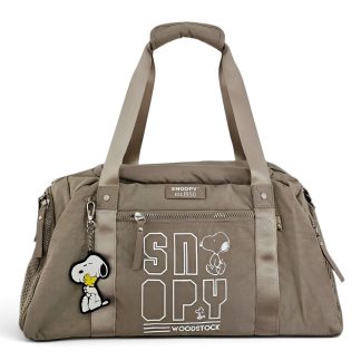 Torba weekendówka Snoopy beżowa