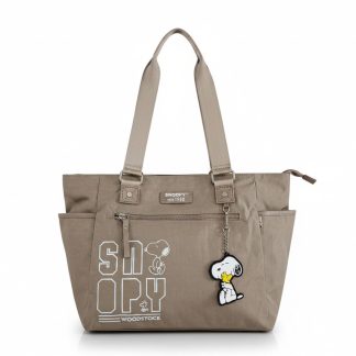 Torba na ramię Snoopy beżowa