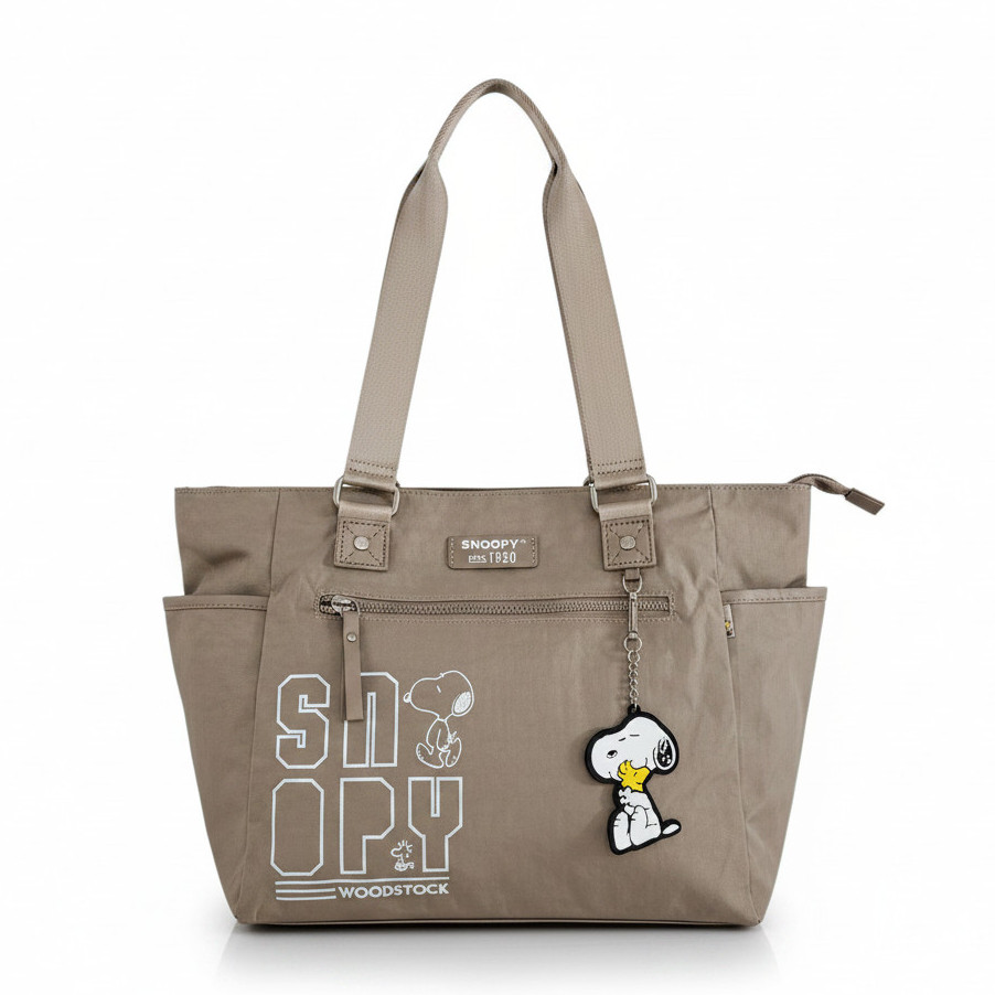 Torba na ramię Snoopy beżowa